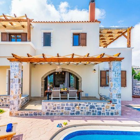 New Villa Kantifes 4 Families Or Couples With Private Pool & Bbq Kirianna Eksteriør billede