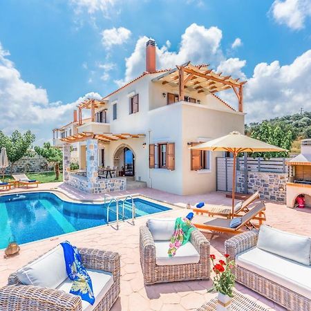 New Villa Kantifes 4 Families Or Couples With Private Pool & Bbq Kirianna Eksteriør billede