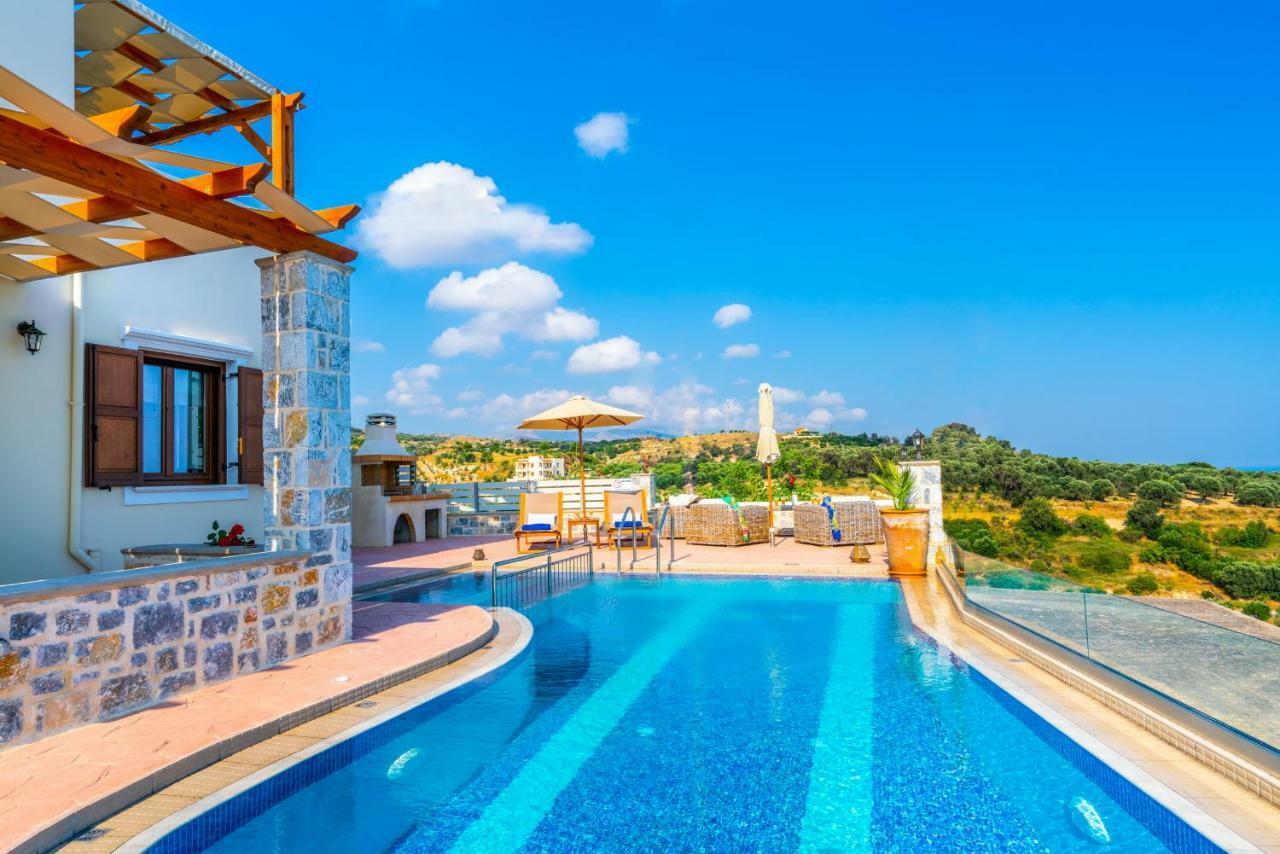 New Villa Kantifes 4 Families Or Couples With Private Pool & Bbq Kirianna Eksteriør billede