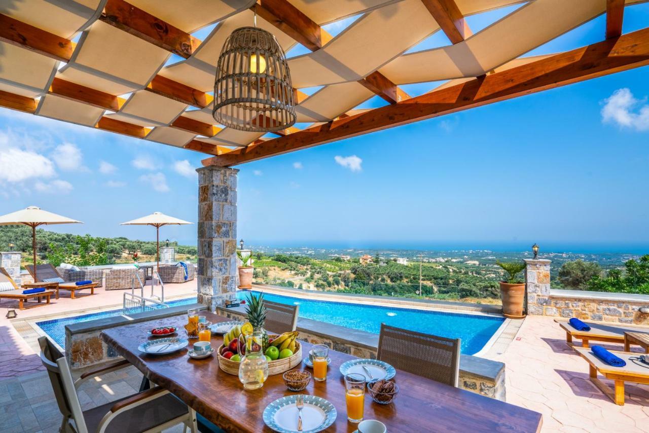 New Villa Kantifes 4 Families Or Couples With Private Pool & Bbq Kirianna Eksteriør billede