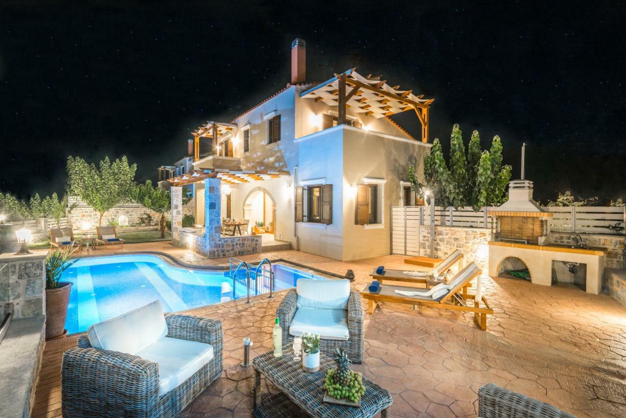 New Villa Kantifes 4 Families Or Couples With Private Pool & Bbq Kirianna Eksteriør billede